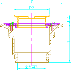 ÷ξ巹(Floor drain)  KCD-2710