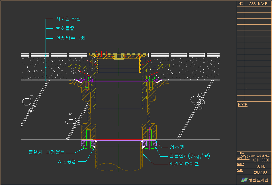 ÷ξ巹(Floor drain)ð KCD-2900