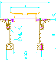 ÷ξ巹(Floor drain)  KCD-2910