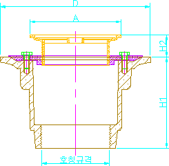 ÷ξ巹(Floor drain)  KCD-3210